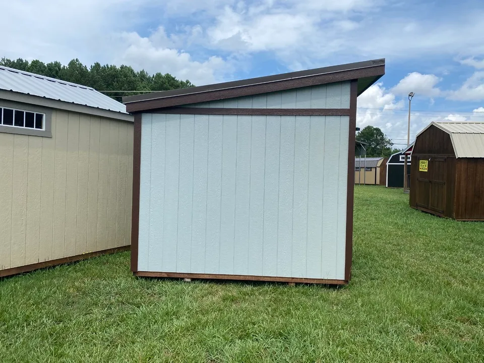 MODERN UTILITY 10 x 12 PREWIRED 2 OUTSIDE LIGHTS 1 OUTSIDE OUTLET $4,660 CASH PLUS TAX RENT TO OWN $205 PER MONTH