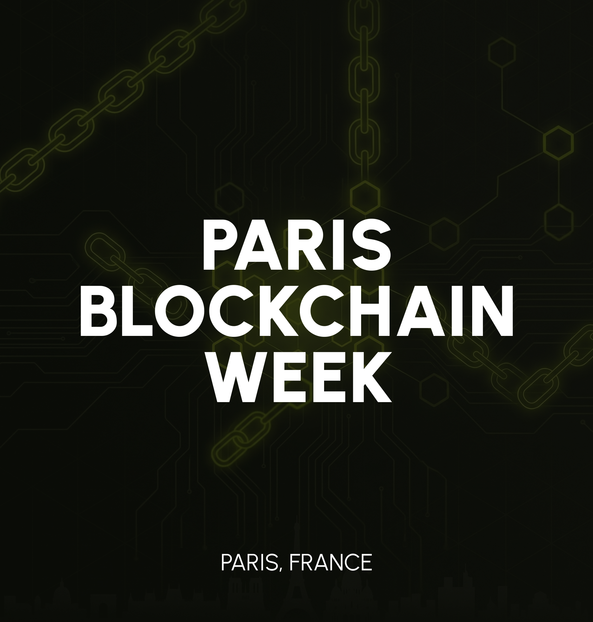 "AI CONNECT ZÜRICH" text in bold white letters on a black background with green diagonal accents, alongside small logos for ONE BANKING and THE POWER OF AI.