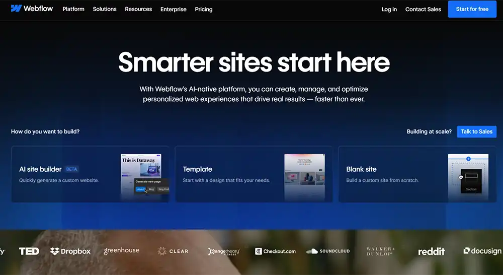 Webflow – zaawansowana platforma do projektowania stron internetowych bez kodu