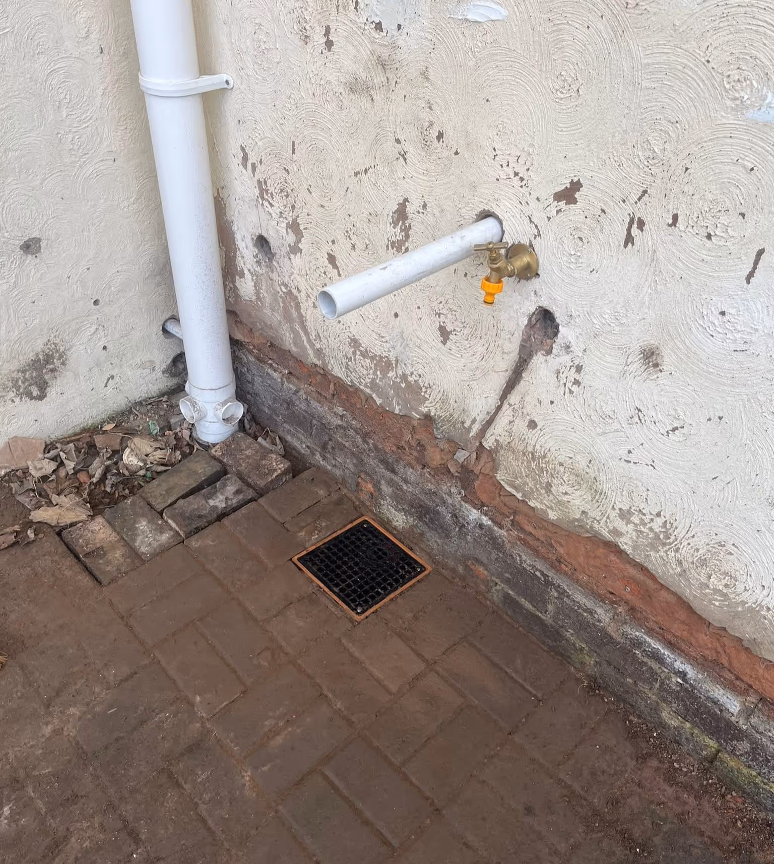 Gully Replacement and outside tap installation in Prestatyn