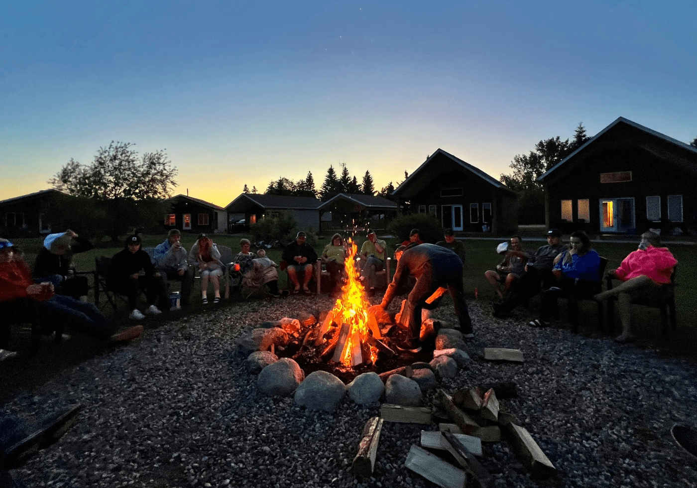 winter camping saskatchewan