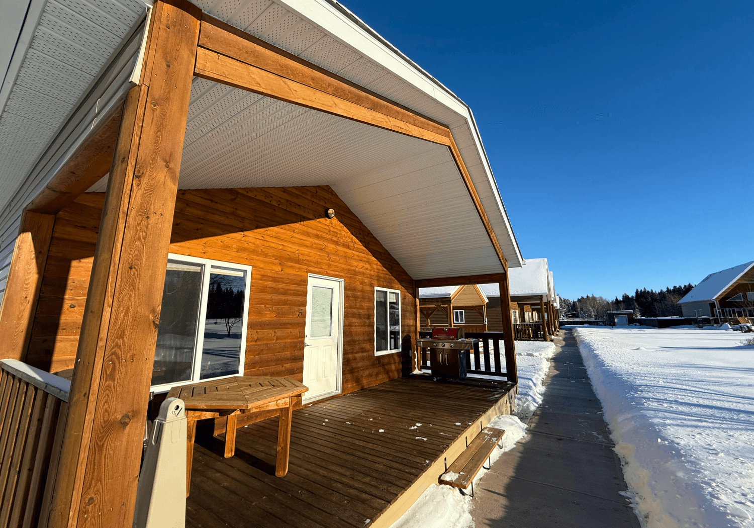 Private deck and BBQ