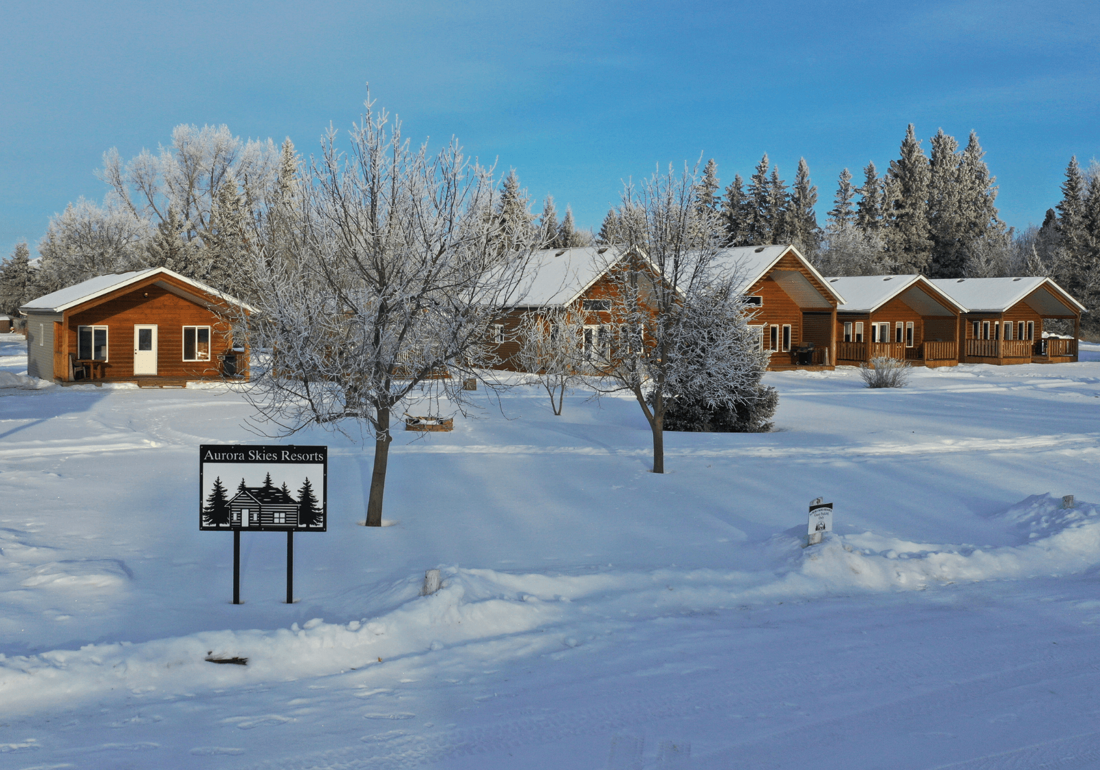 Aurora Skies Resort in winter