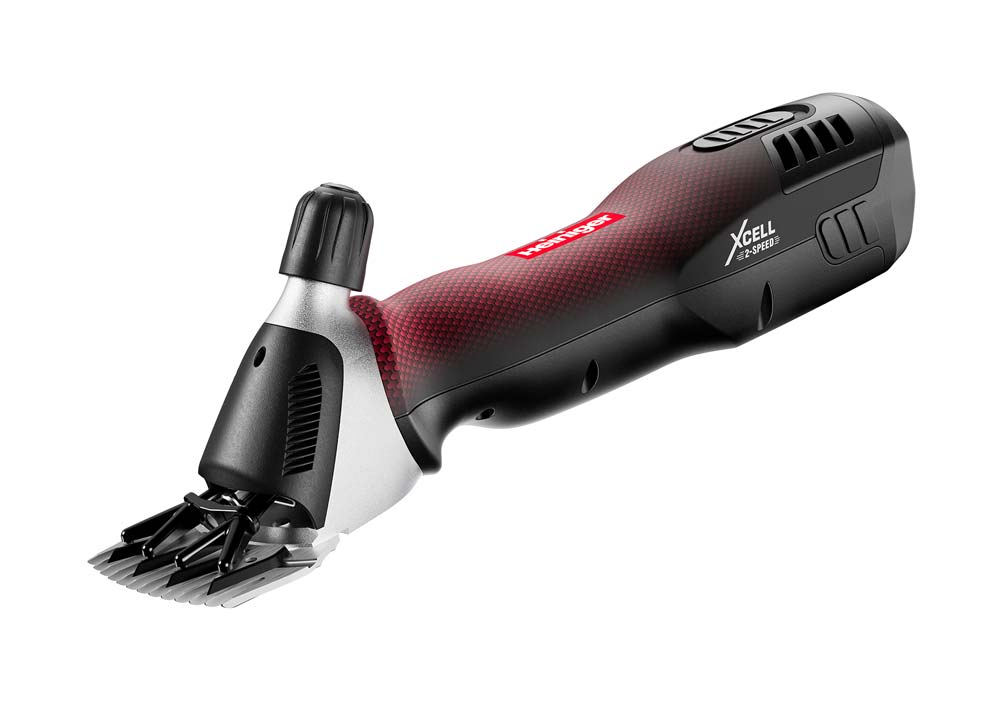 HEINIGER Xcell 2-Speed Akku-Schermaschine für Nutz- und Haustiere mit leistungsstarkem Motor und ergonomischem Design für professionelle Tierpflege