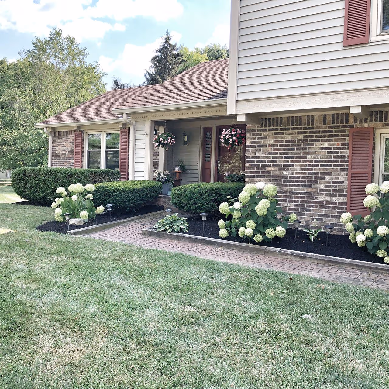 Residential landscape design and installation in Westfield, Indiana by Gould Brothers Outdoor Solutions LLC