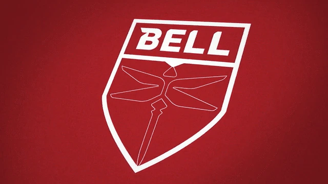 Logo featuring the word "BELL" at the top and a dragonfly design within a shield shape.