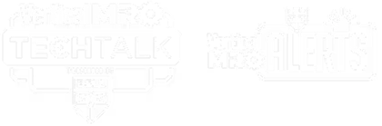 Logos for Vertical MRO Tech Talk and Vertical MRO Alerts on a black background.