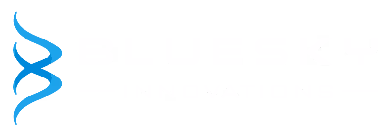BlueSky Innovations white logo