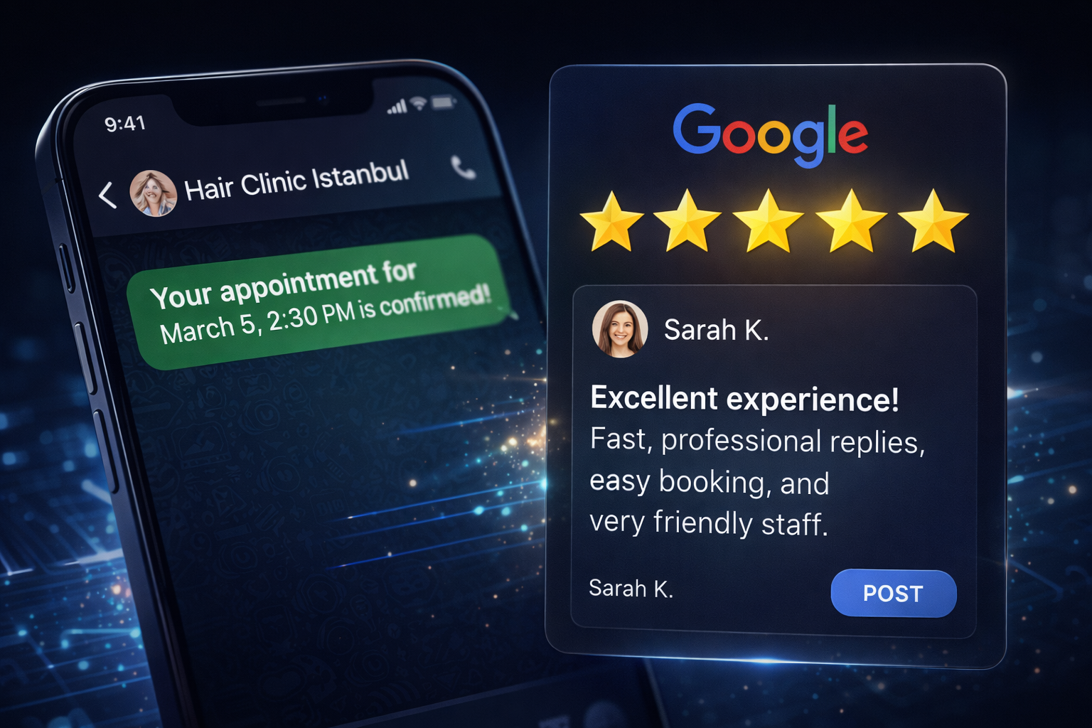 Google review preview