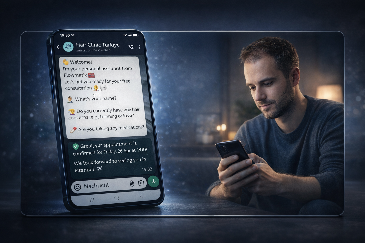Flowmatix clinic automation preview