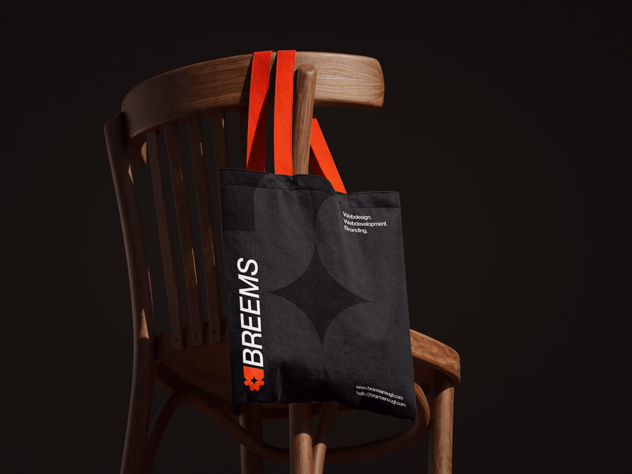 Breems branded tote bag