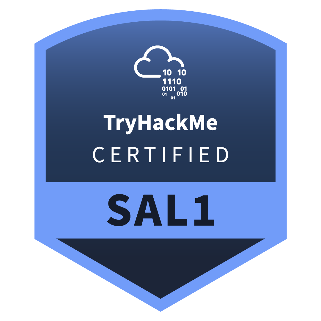 TryHackMe Certified SAL1 
