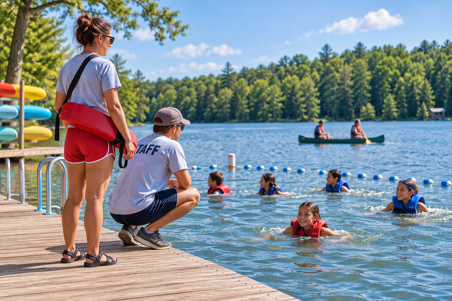Building layers of aquatic safety at camp