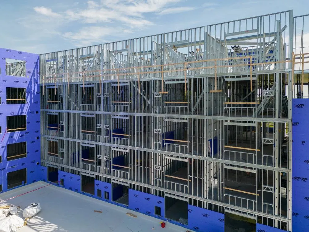 metal framing and eifs