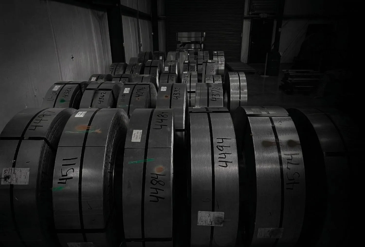rolled sheets of metal