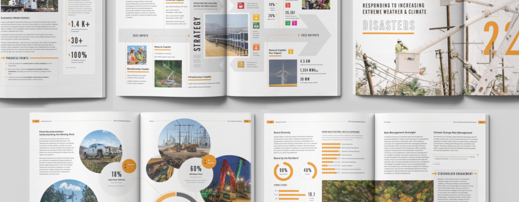 Example reports produced by Carimus for Quanta Energy Services 