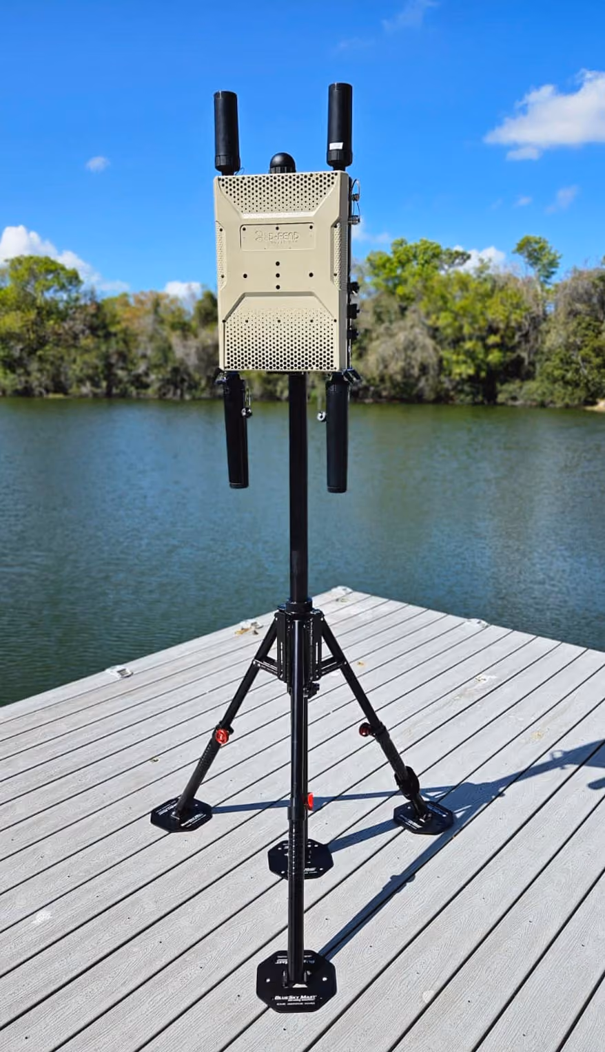 BlueSky Mast 200 Sidekick Series - AL2 with D-Fend Solutions EnforceAir2 counter-drone system, configuration diagram, counter-UAS application