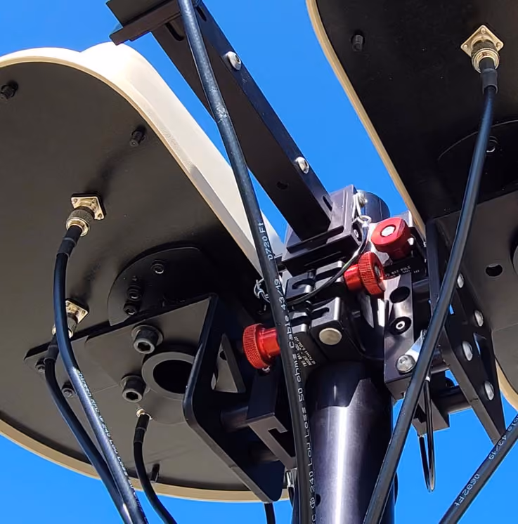 BlueSky Mast 200 Lift Series - AL2 with BlueHalo SkyView DIVR MKII UAS detection system, configuration diagram, counter-UAS application