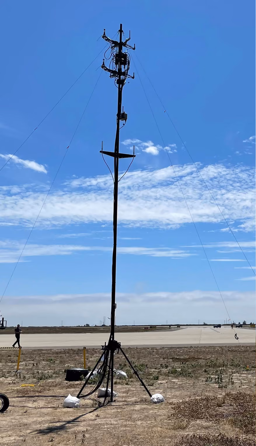 BlueSky Mast 200 Lift Series - AL2 with Ninja Alliance counter-UAS system, configuration diagram, counter-UAS application