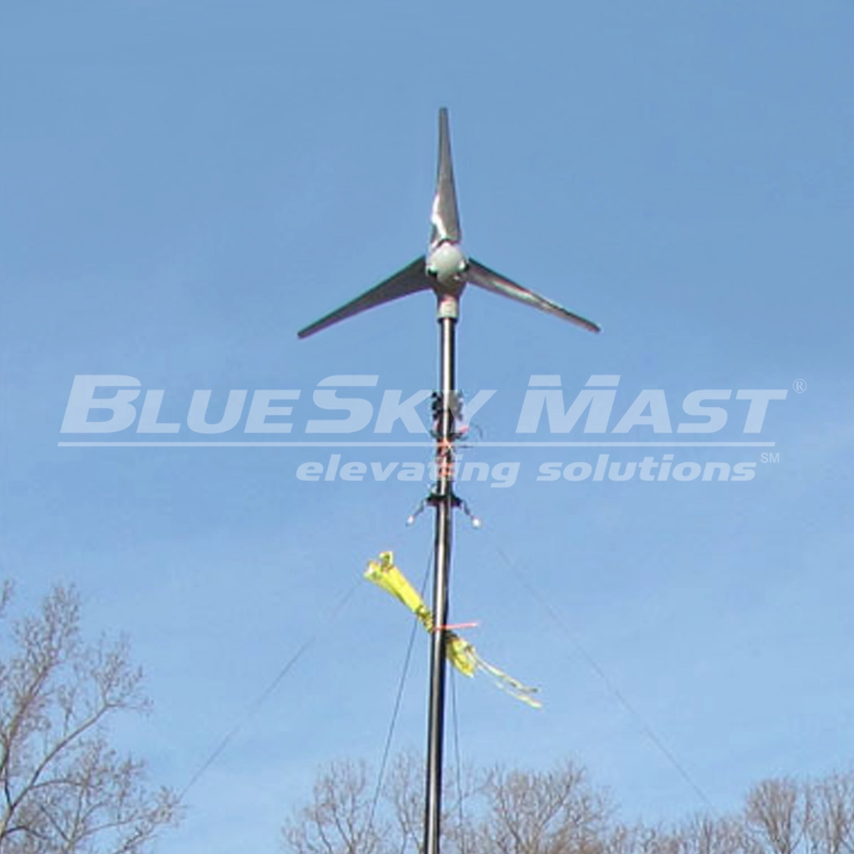 BlueSky Mast 200 Lift Series - AL2 tactical mast deployed in the field
