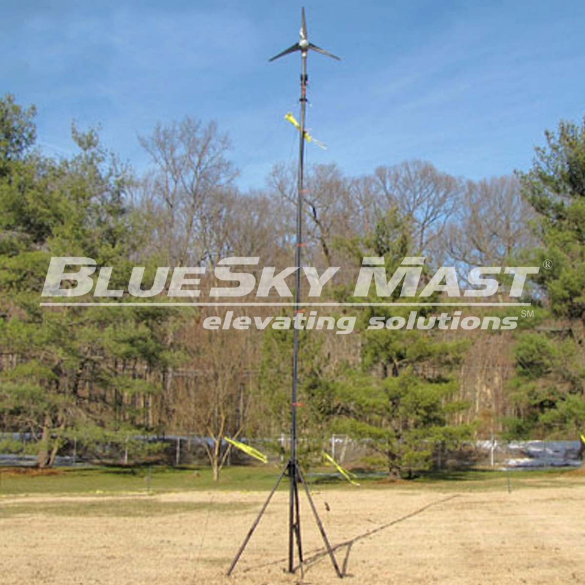 BlueSky Mast 200 Standard Series - AL2 tactical mast deployed in the field