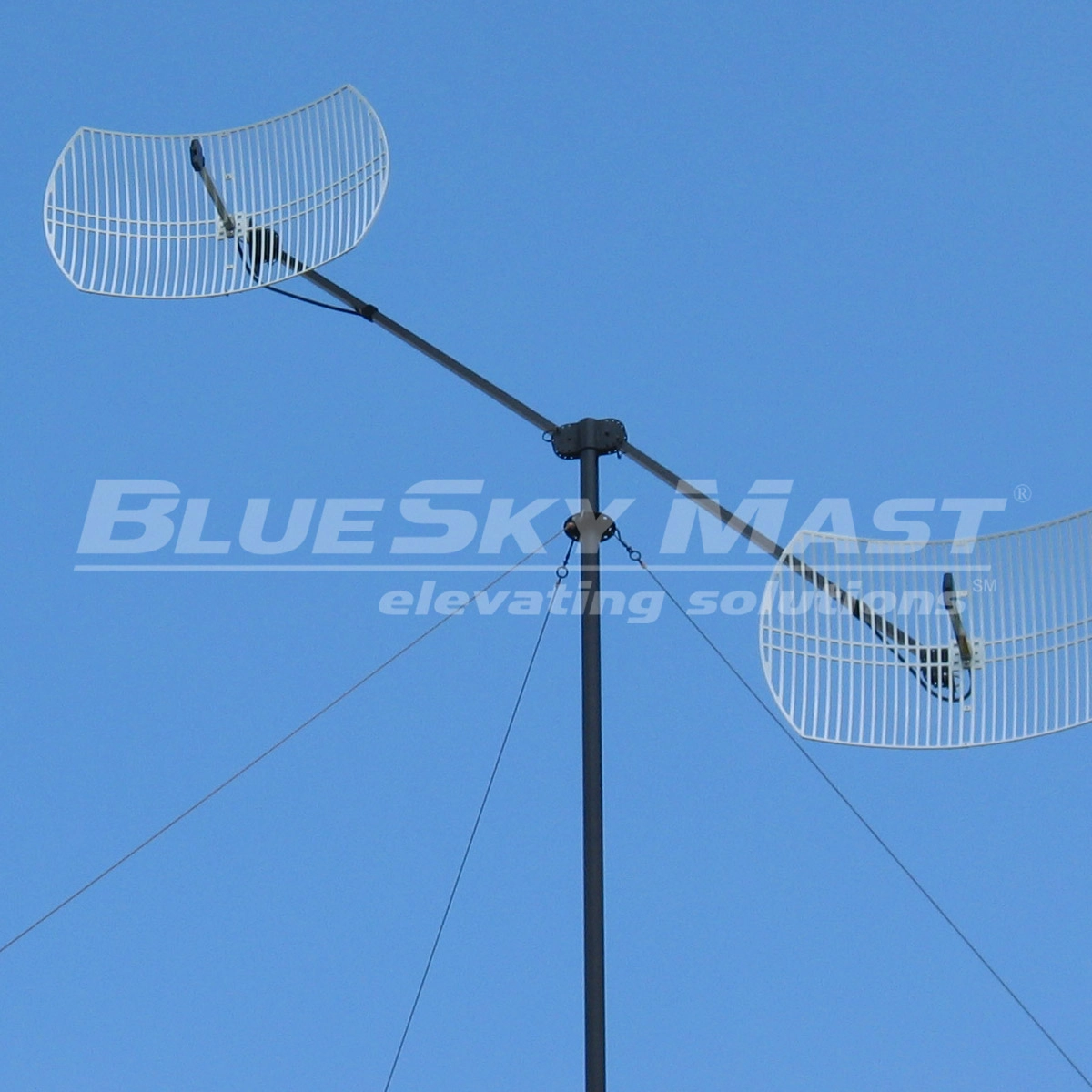 BlueSky Mast 200 Standard Series - AL2 tactical mast deployed in the field