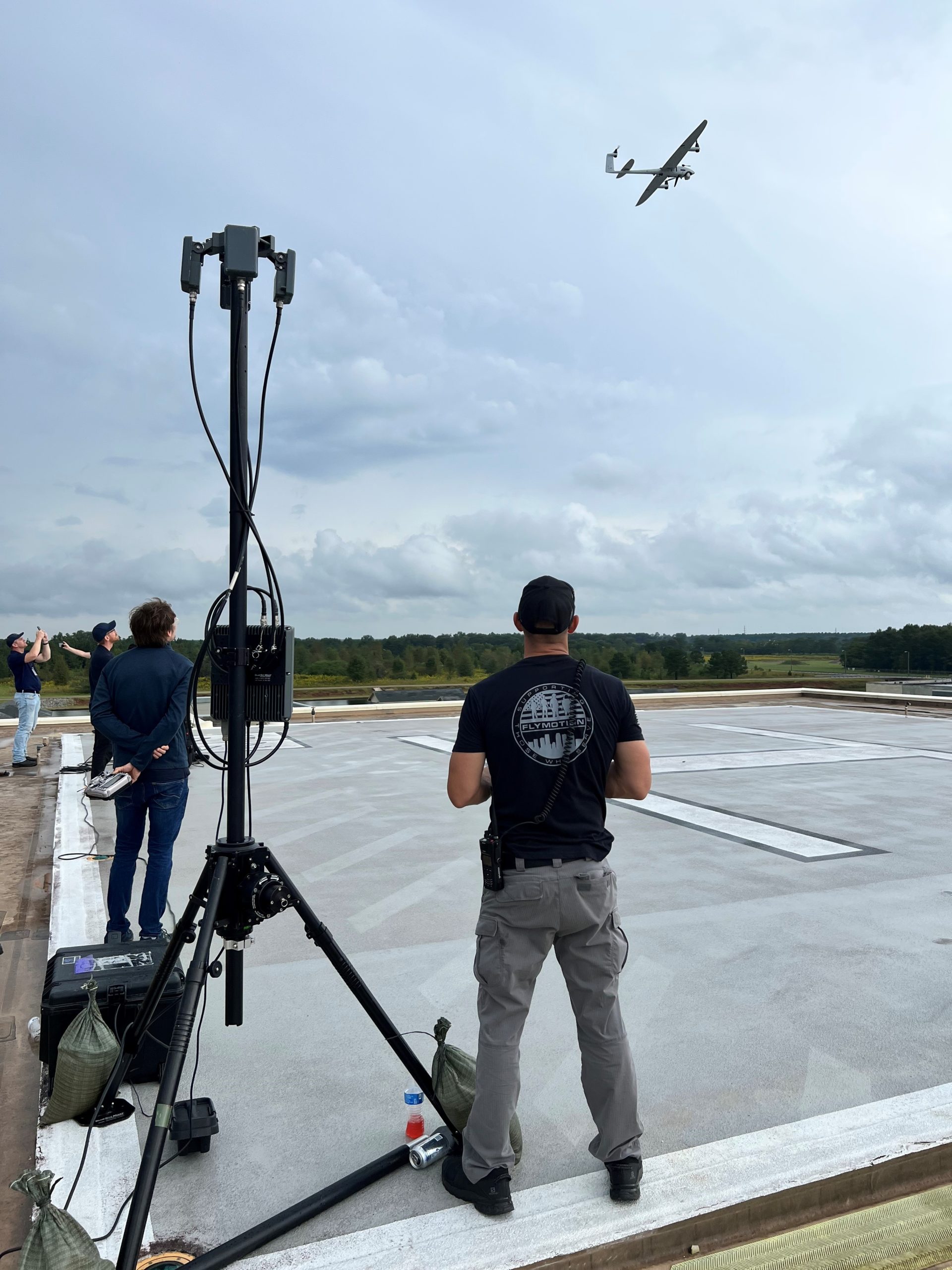 BlueSky Mast 200 Lift Series with counter-UAS sensor payload, Counter-UAS (C-UAS)