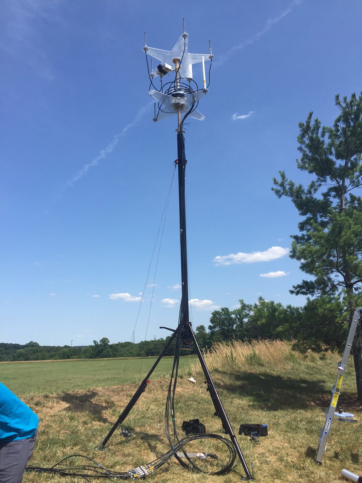 BlueSky Mast 200 Lift Series with counter-UAS sensor payload, Counter-UAS (C-UAS)