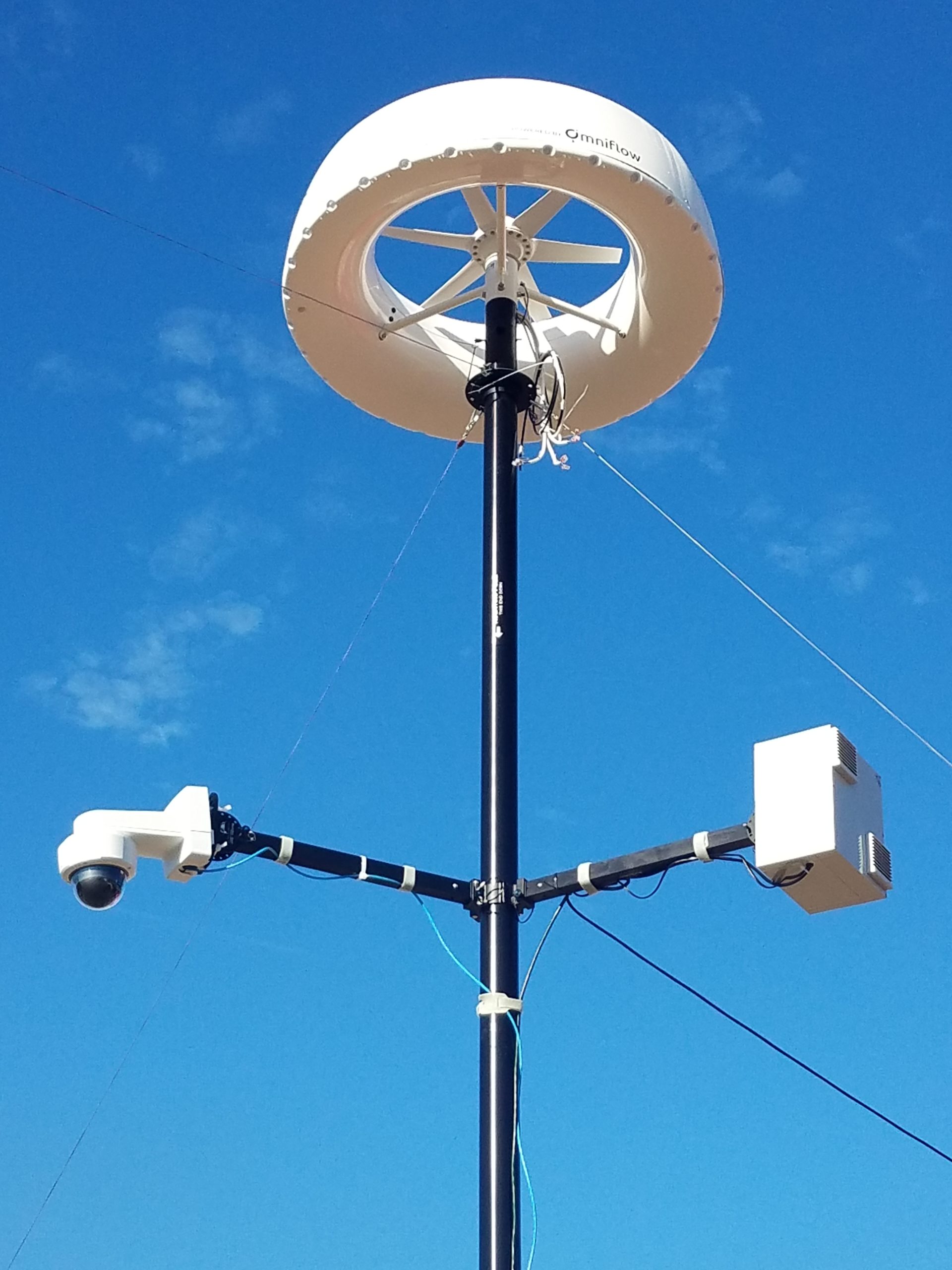 BlueSky Mast 350 Lift Series with tactical radio and wireless data payload, Tactical Communications