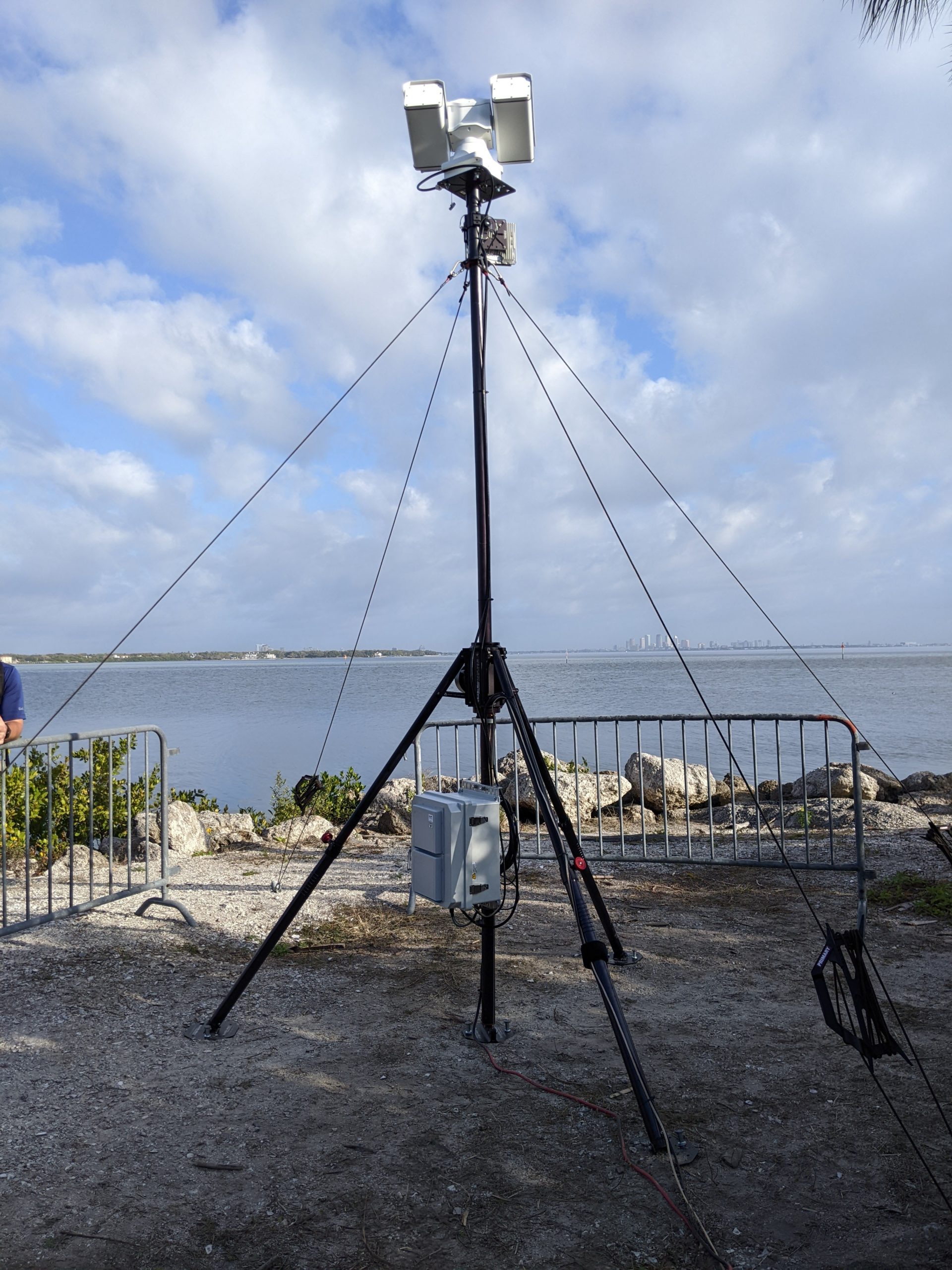 BlueSky Mast 200 Lift Series with counter-UAS sensor payload, Counter-UAS (C-UAS)
