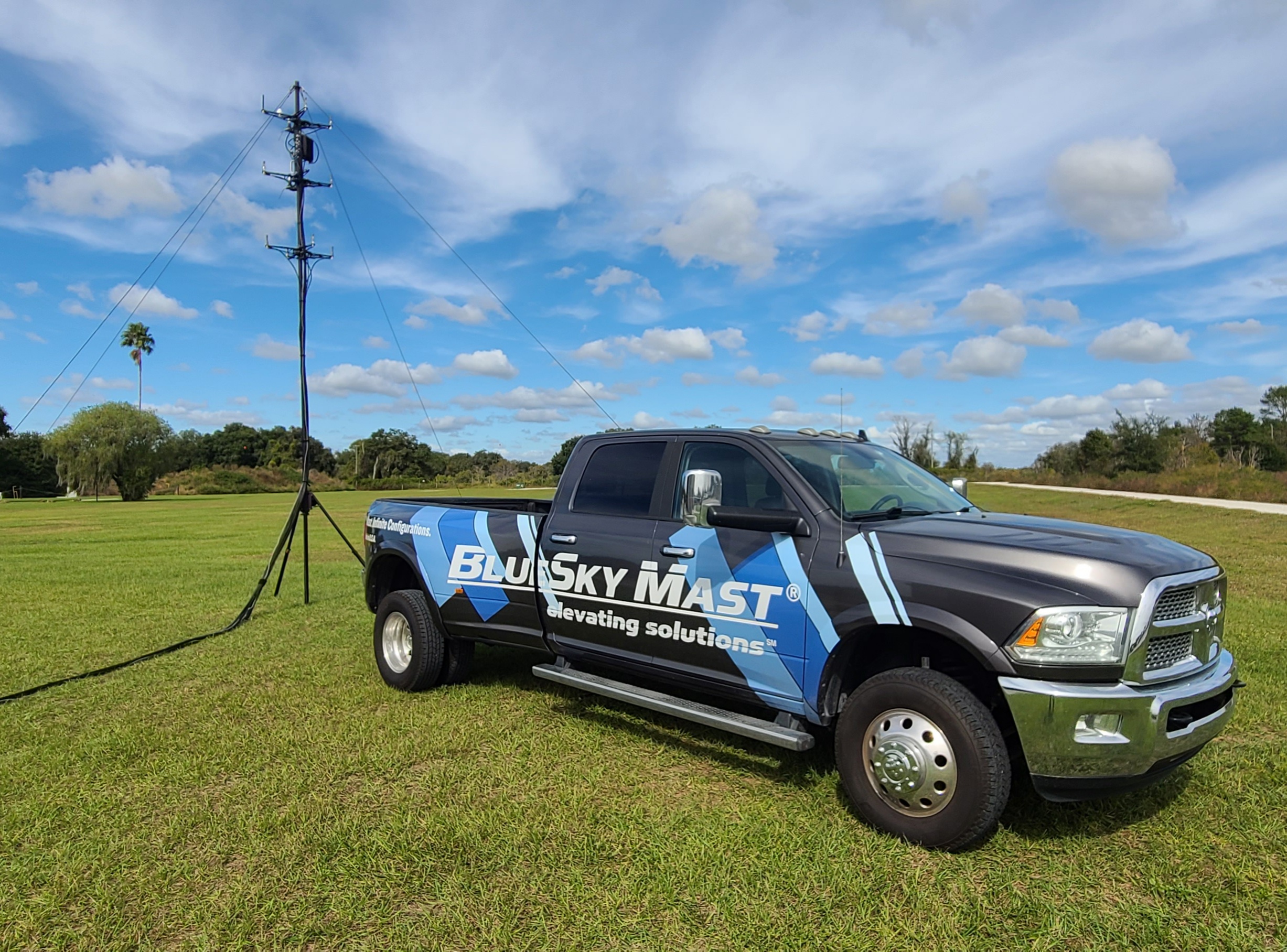 BlueSky Mast 200 Lift Series with counter-UAS sensor payload, Counter-UAS (C-UAS)
