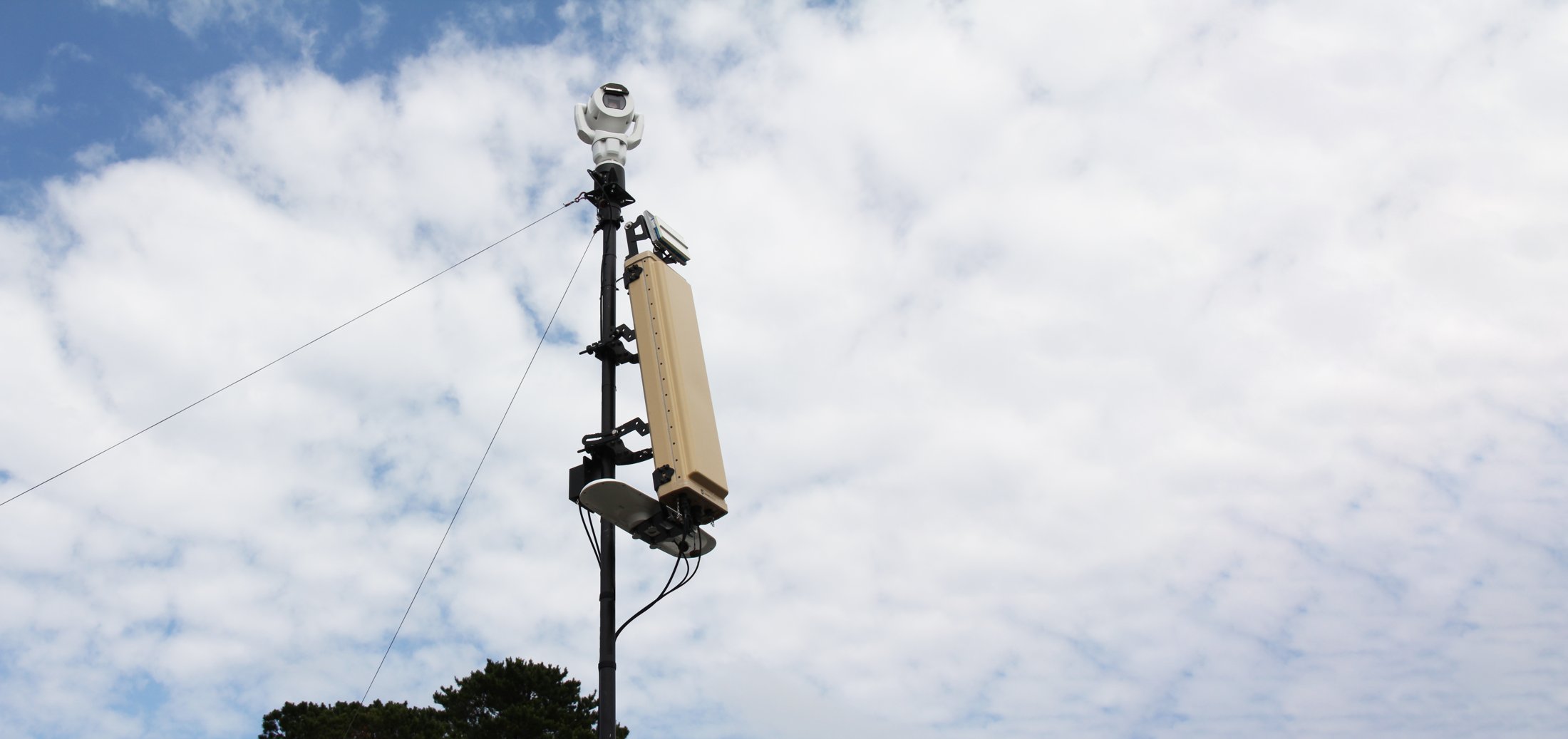 BlueSky Mast 350 Lift Series with counter-UAS sensor payload, Counter-UAS (C-UAS)
