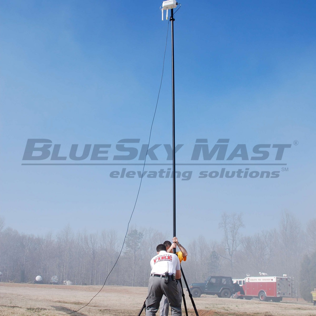 BlueSky Mast with field deployment