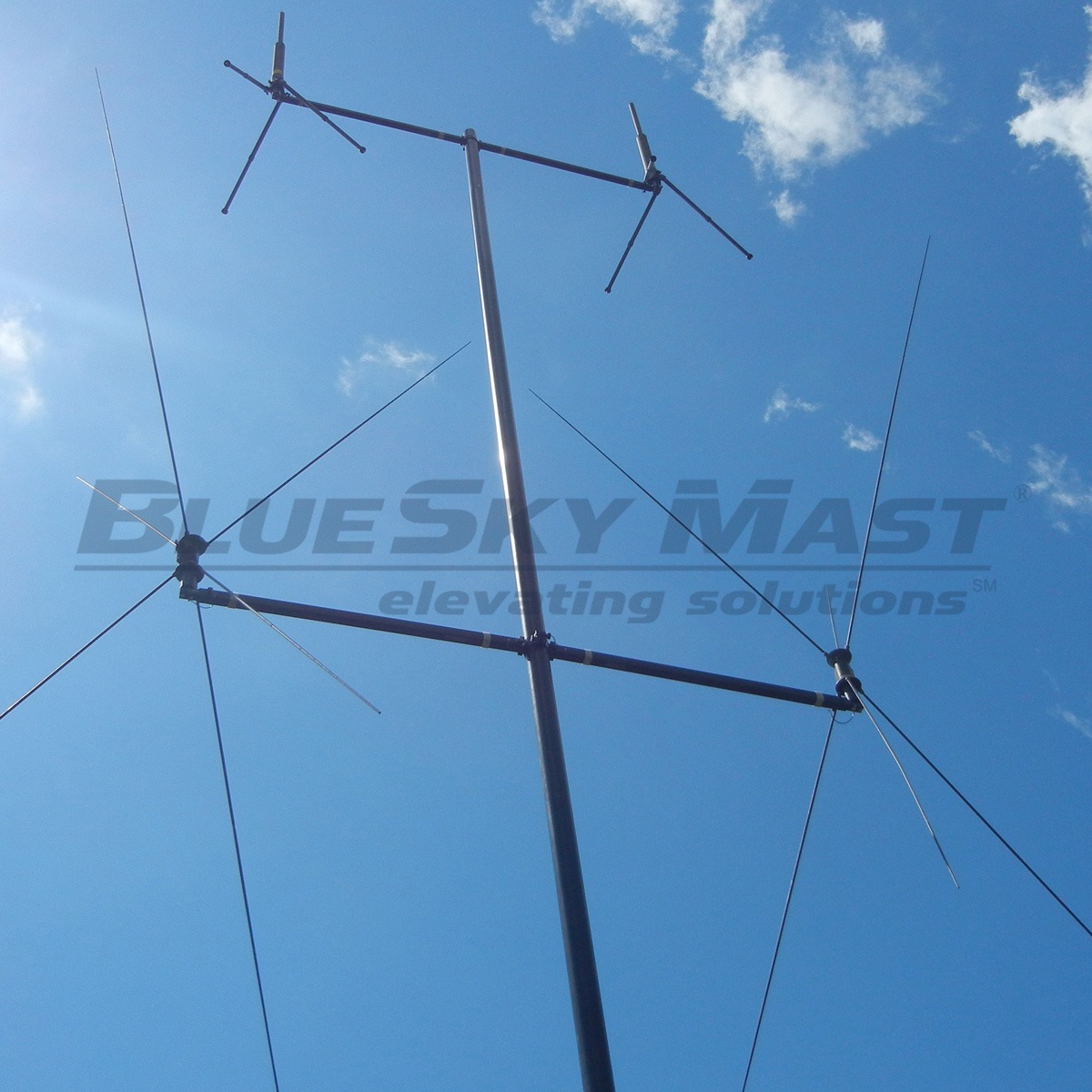 BlueSky Mast 350 Lift Series with tactical radio and wireless data payload, Tactical Communications