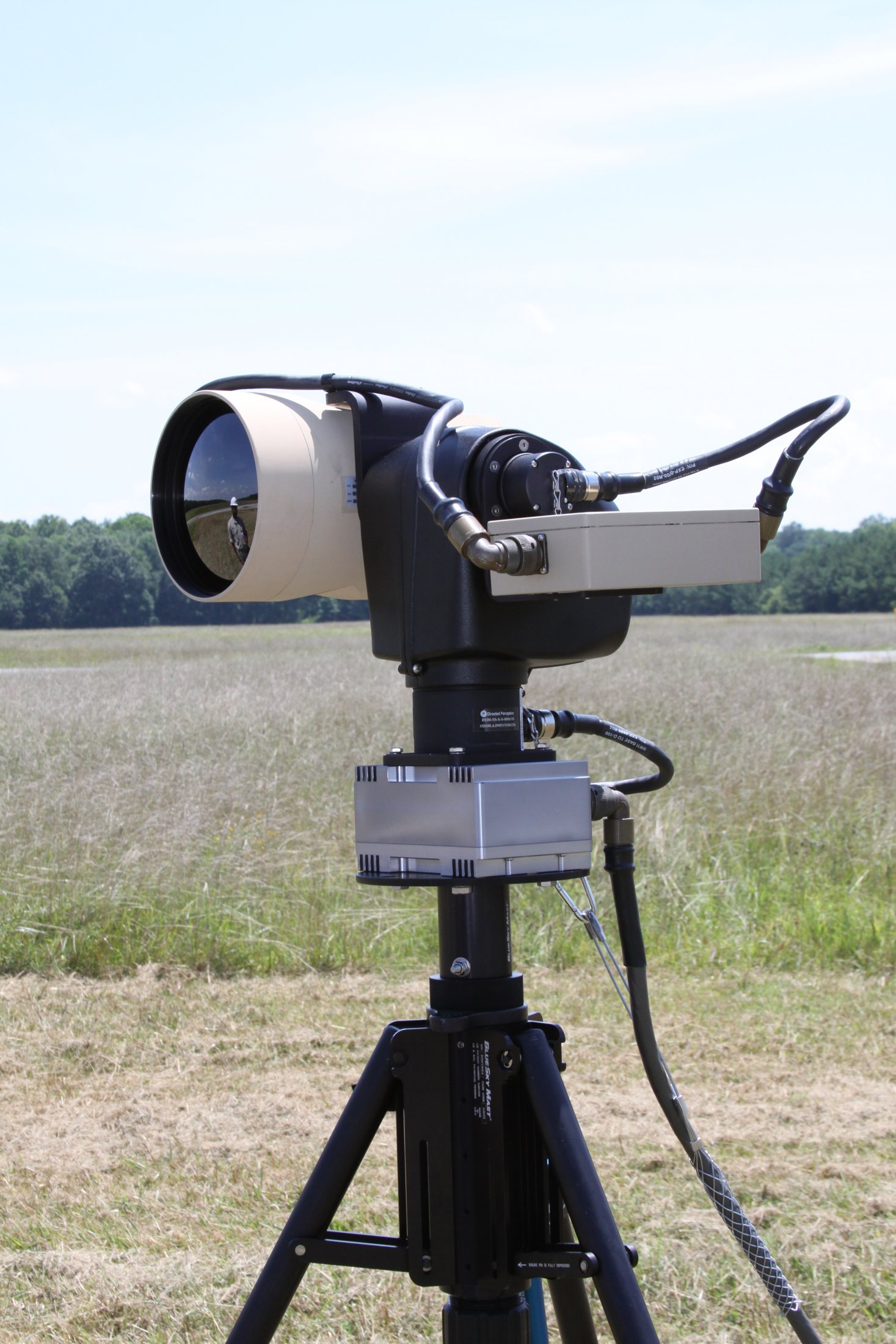 BlueSky Mast with surveillance camera payload, ISR & Sensing