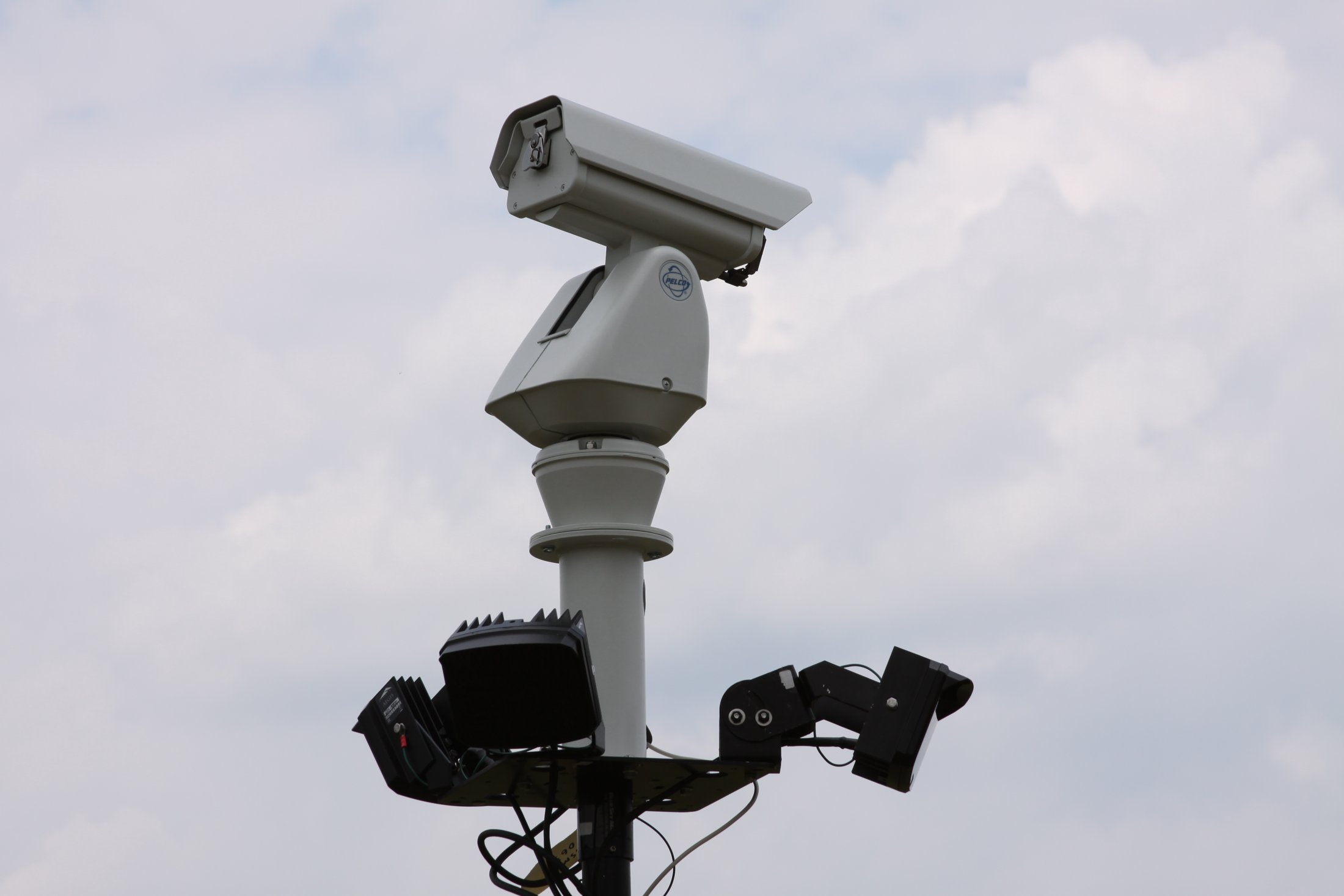 BlueSky Mast with surveillance camera payload, ISR & Sensing