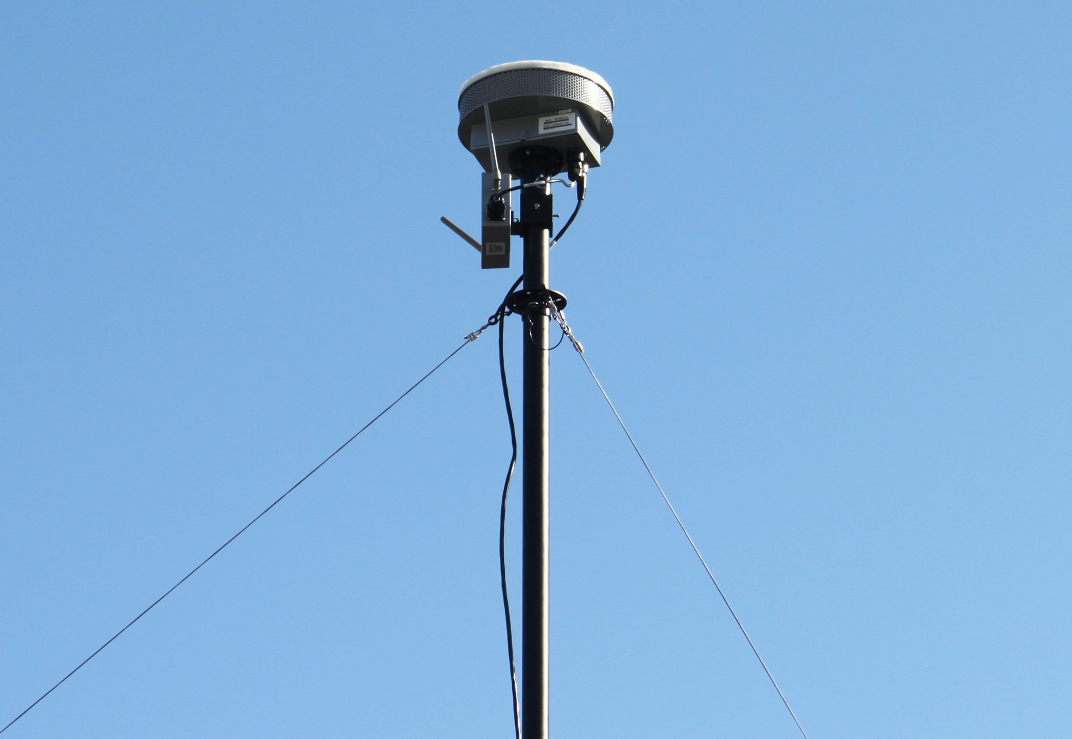 BlueSky Mast with surveillance camera payload, ISR & Sensing