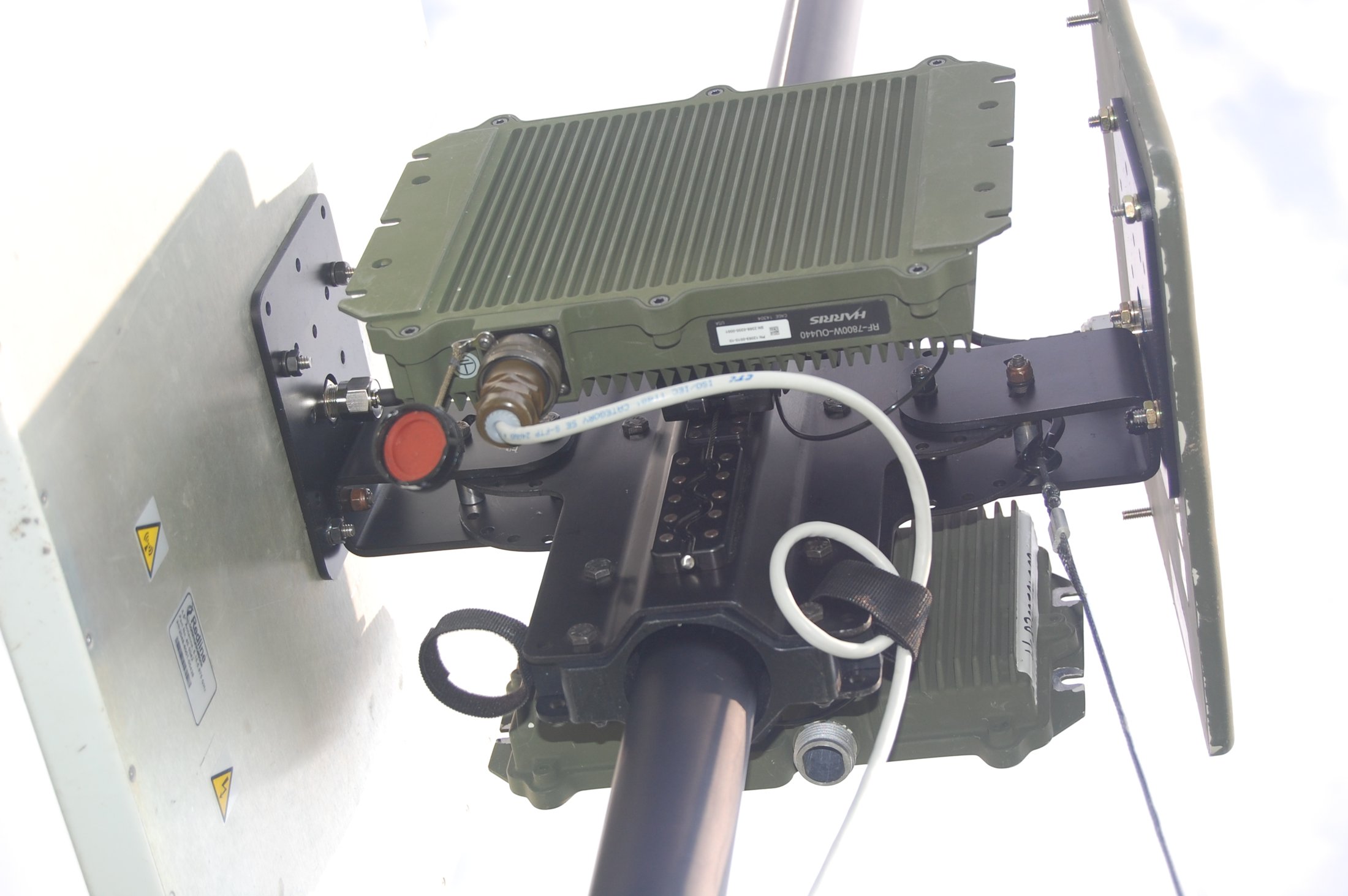 BlueSky Mast with tactical radio and wireless data payload, Tactical Communications