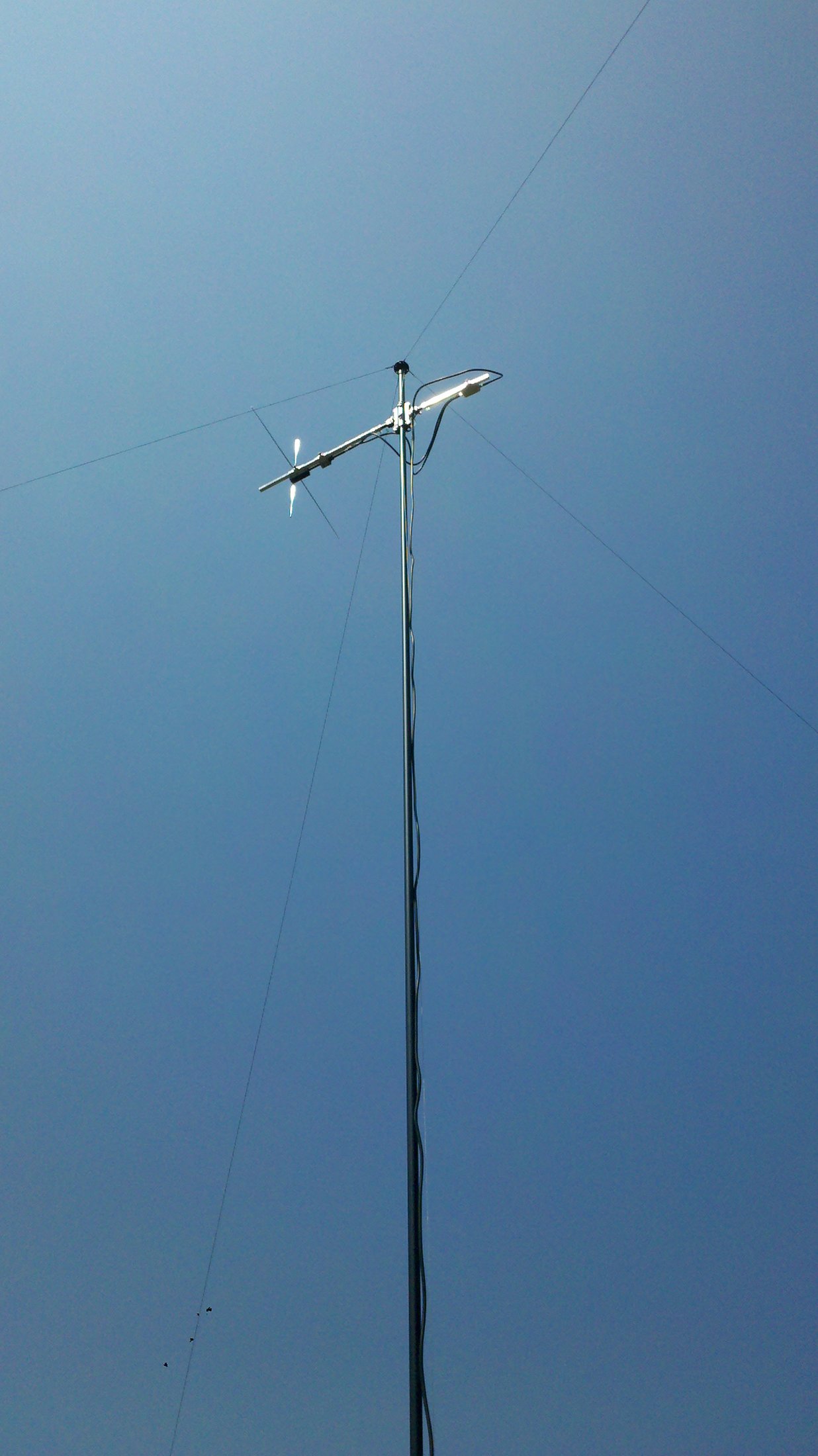 BlueSky Mast with tactical radio and wireless data payload, Tactical Communications