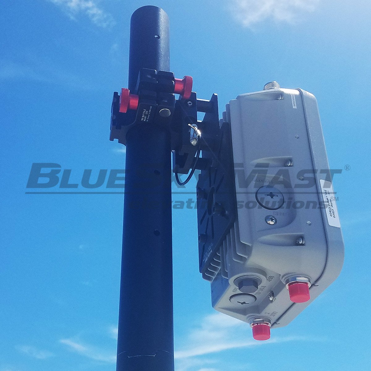 BlueSky Mast with tactical radio and wireless data payload, Tactical Communications
