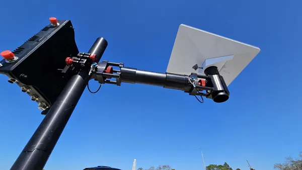 BlueSky Mast with tactical radio and wireless data payload, Tactical Communications