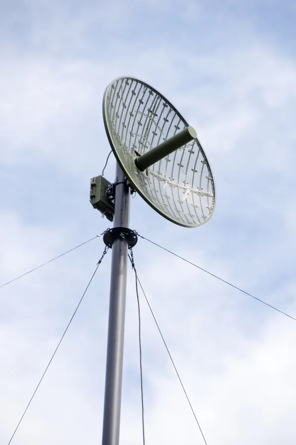 BlueSky Mast with tactical radio and wireless data payload, Tactical Communications