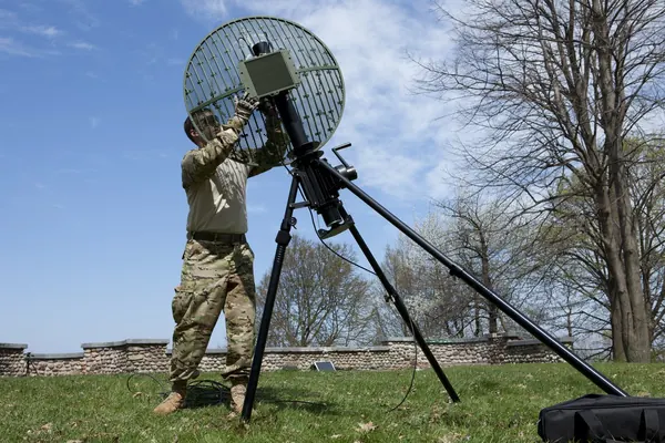 BlueSky Mast with tactical radio and wireless data payload, Tactical Communications