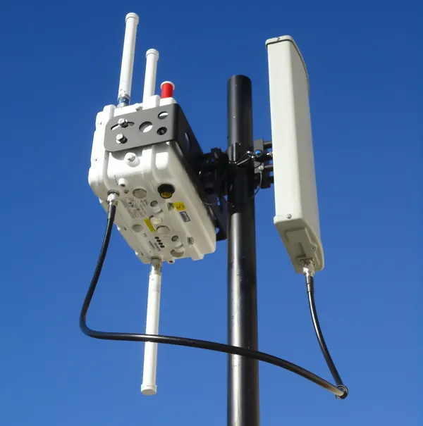 BlueSky Mast with tactical radio and wireless data payload, Tactical Communications