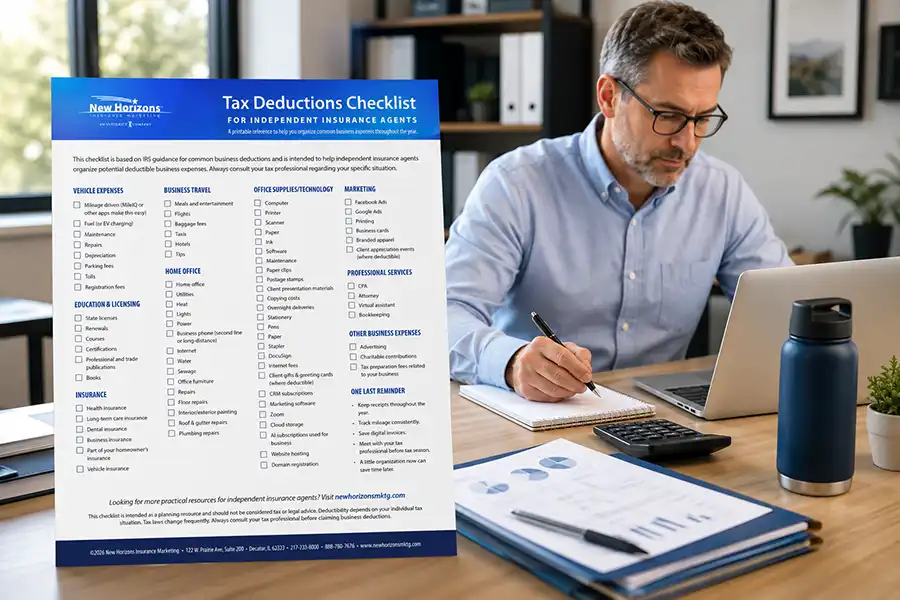 Tax Deductions Checklist for Independent Insurance Agents