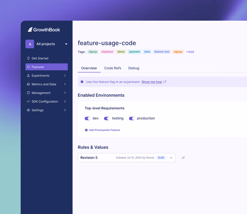 A screenshot of a web page with a purple background.