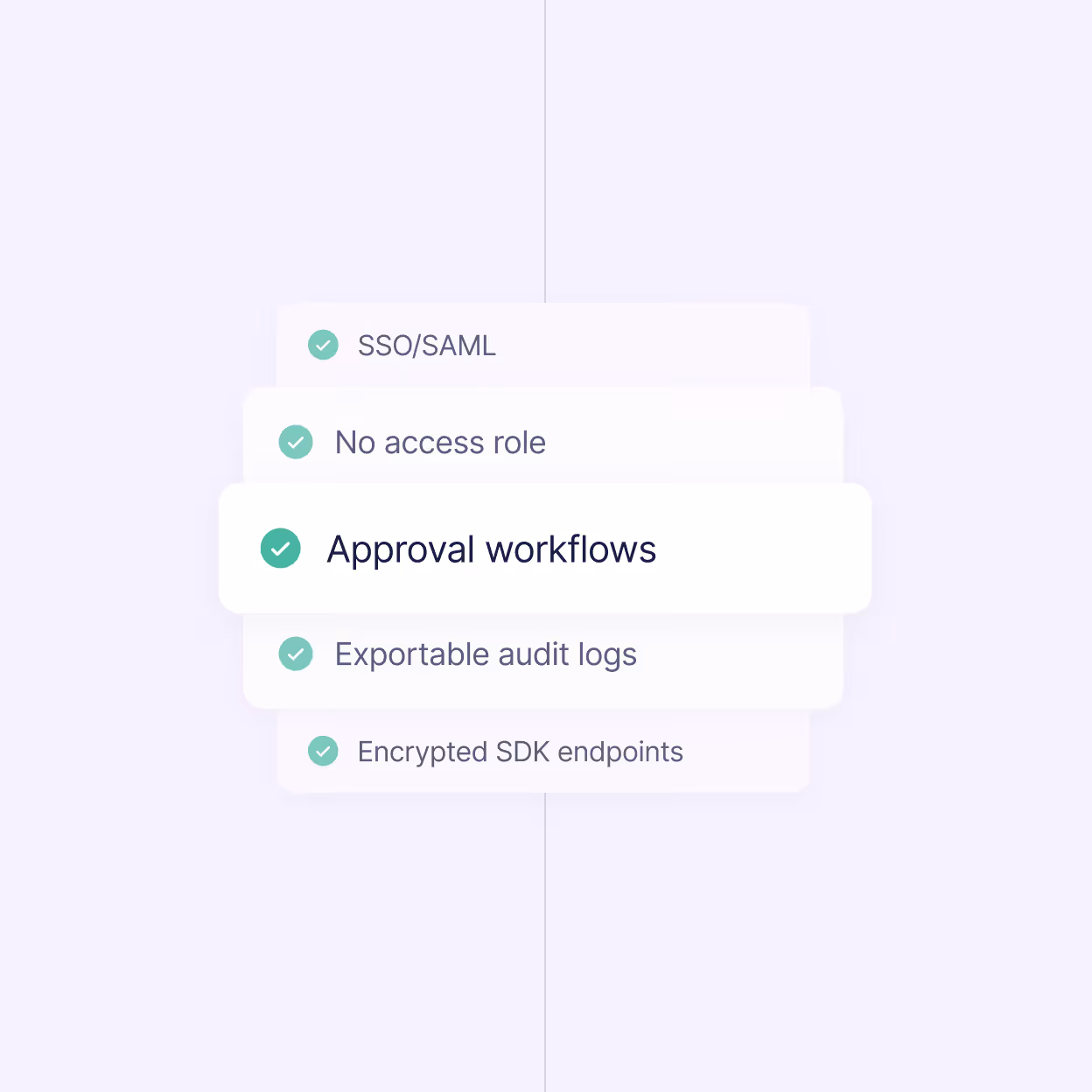 A screenshot of a cell phone with the text approval workflows.