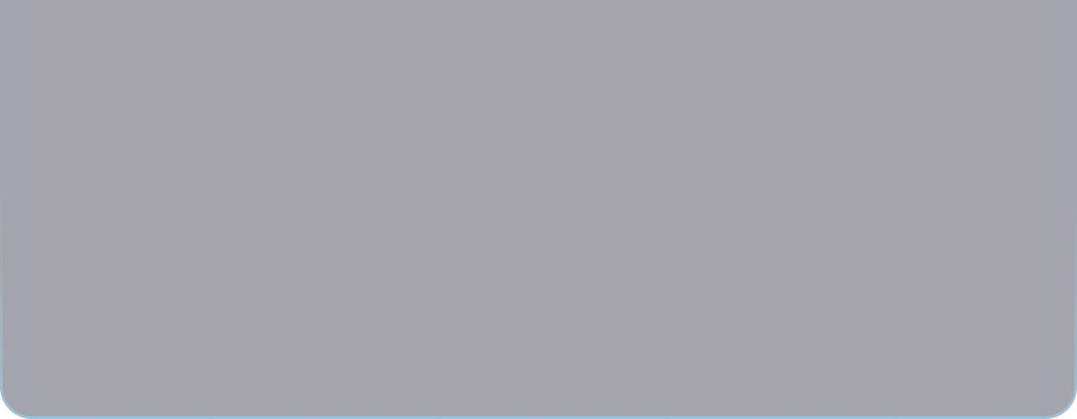 Dark blue empty rectangular box with rounded corners and a subtle gradient background.