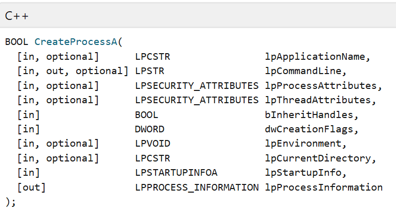 Syntax overview of the function from Microsoft