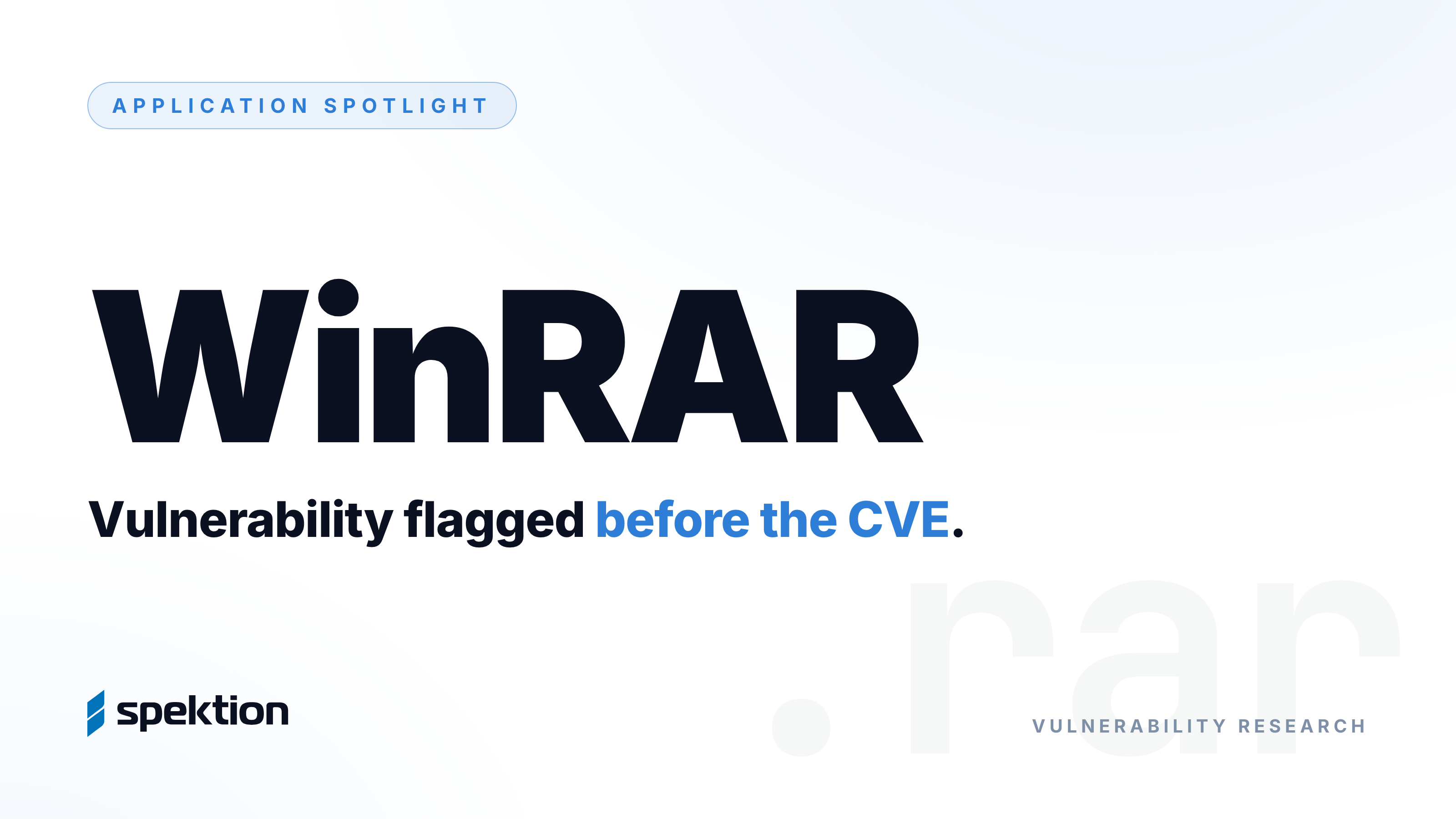 Application Spotlight: WinRAR